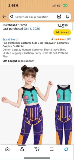Zoey K Pop Demon Hunters Costume