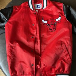 Chicago Bulls Bomber Starter Jacket sz S