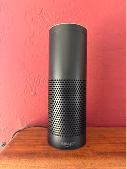 Amazon Echo 1st Generation smart speaker in black