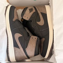 Size 10 Jordan 1 Palomino Black/Brown