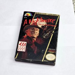 A Nightmare on Elm Street for Original NES 1990 Complete in Box