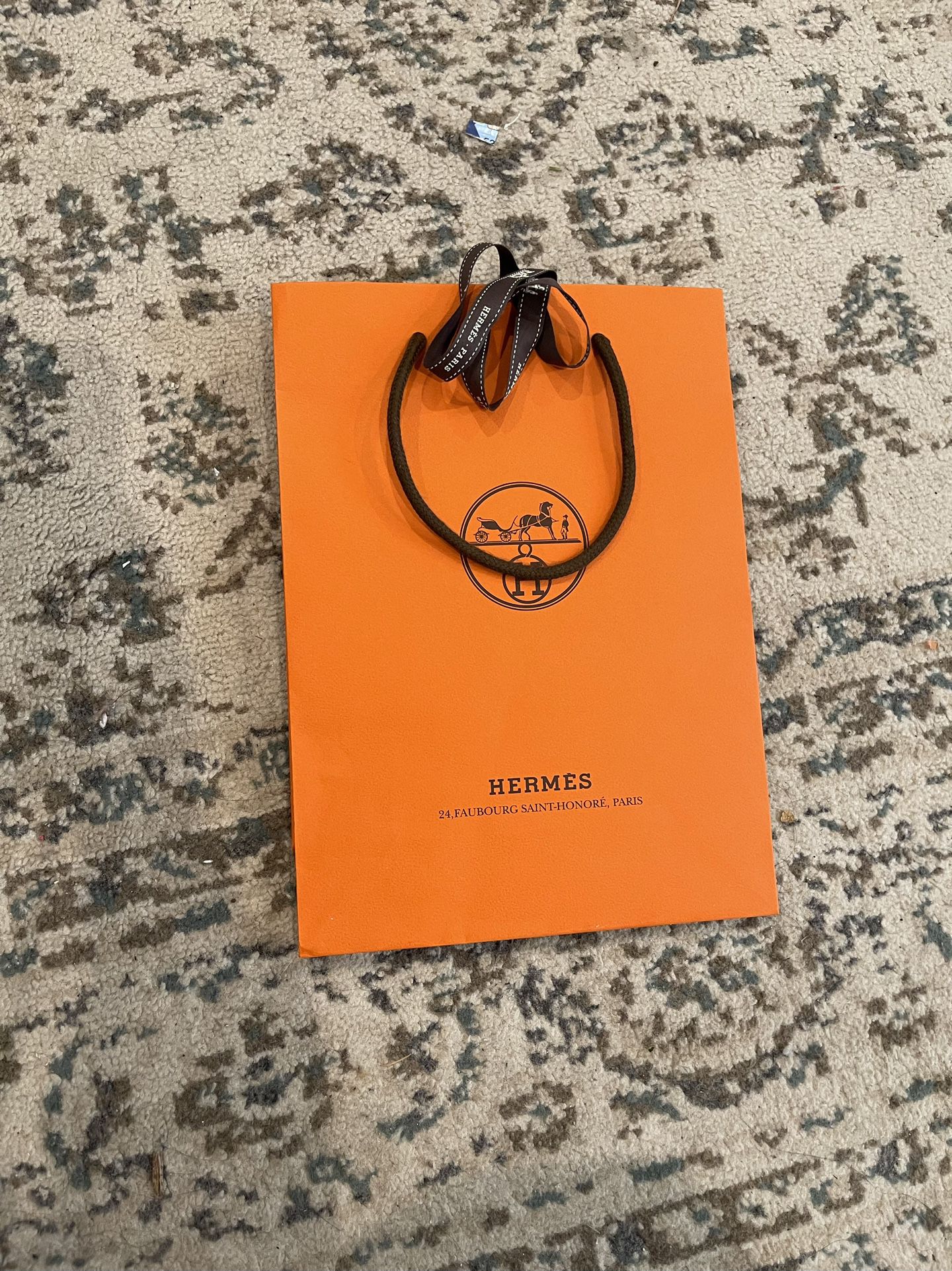 Hermes Bag With Ribbon