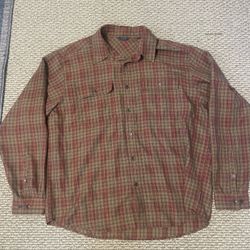 Brown and Red Flannel