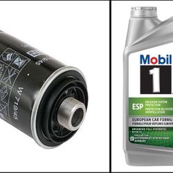 Mobil1 0w-30 5qt Jag And Performance Oil Filter Audi A3 A4 A5 A6 Tt Vw Beetle