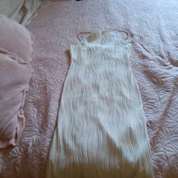 White Beige Dress