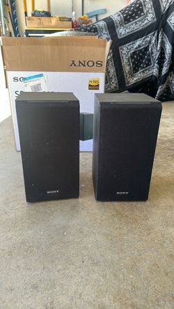 Dual Sony CS5M2 3-way 3-driver hi-res bookshelf speakers