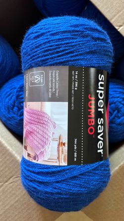 Red Heart Super Saver Jumbo Yarn – Blue