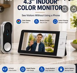 Wireless video doorbell camera