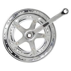 Single and Double Crankset With Cranks Arms