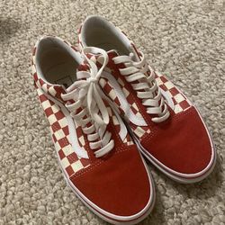 Red and White Checkered Vans