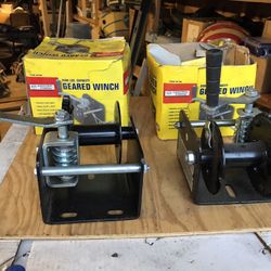 1-2000# Worm Gear Winches (no cable’s)