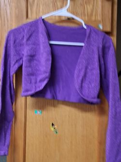 Girls purple jacket size M