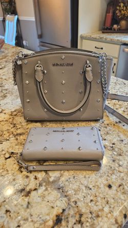 Michael Kors purse with matching wallet