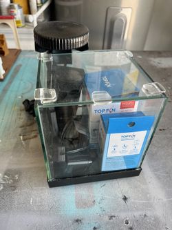 1 Gallon Rimless Aquarium With Light And Filter