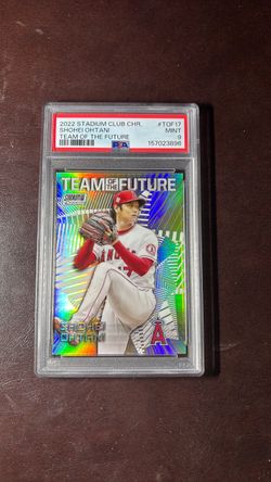 2022 Stadium Club Chrome Shohei Ohtani Refractor PSA 9