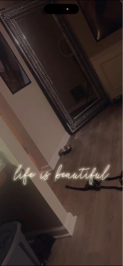 84” x 42” floor mirror
