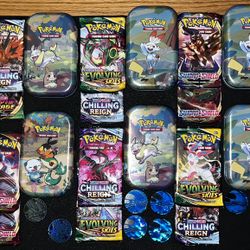 Pokemon 25th Anniversary Celebrations Mini Tins!!! LOT OF 12