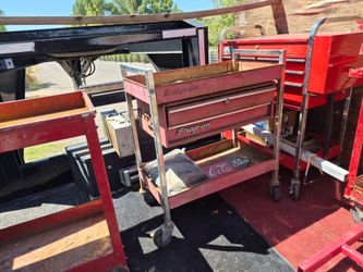 Snap-on two drawer service cart