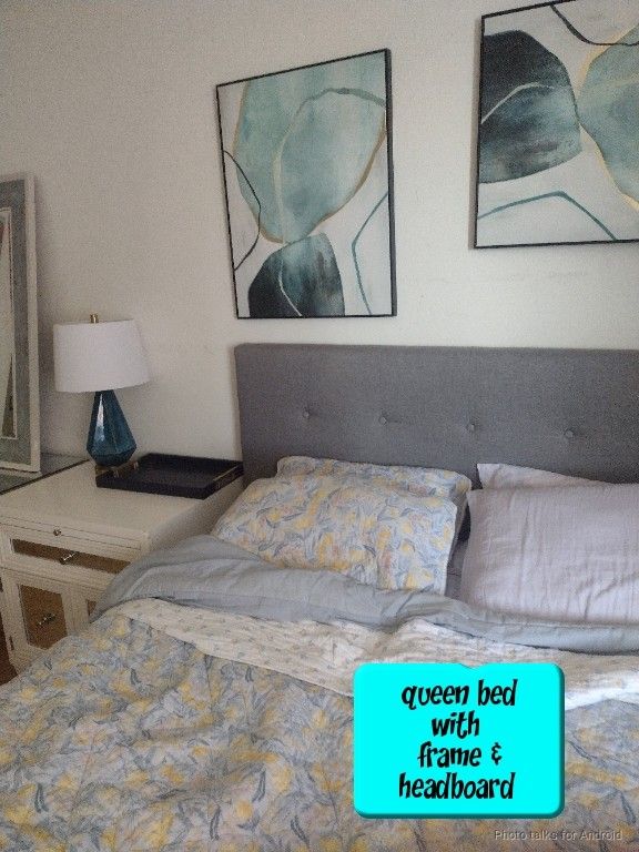 Queen Bed & Headboard