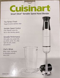 Cuisinart Smart Stick Variable Speed Hand Blender - Brand New
