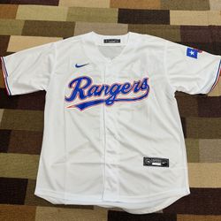Seager #5 Texas Rangers White Baseball Jersey
