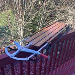 Vintage Restored Snow Sled