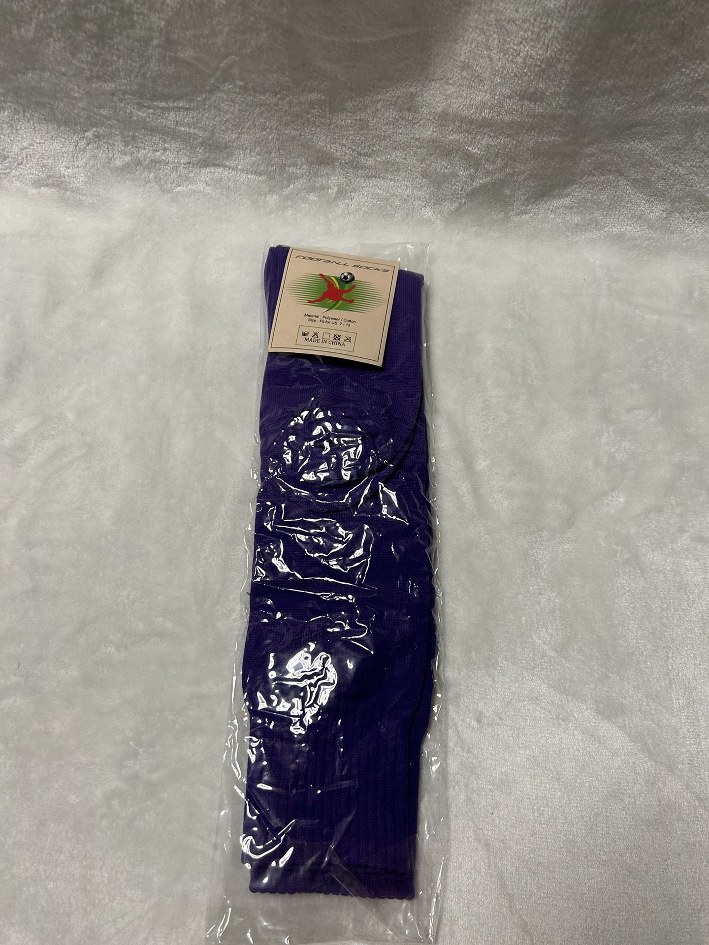 PLAY THE GAME purple Football/Soccer Socks Men Women US 7-13 Unisex