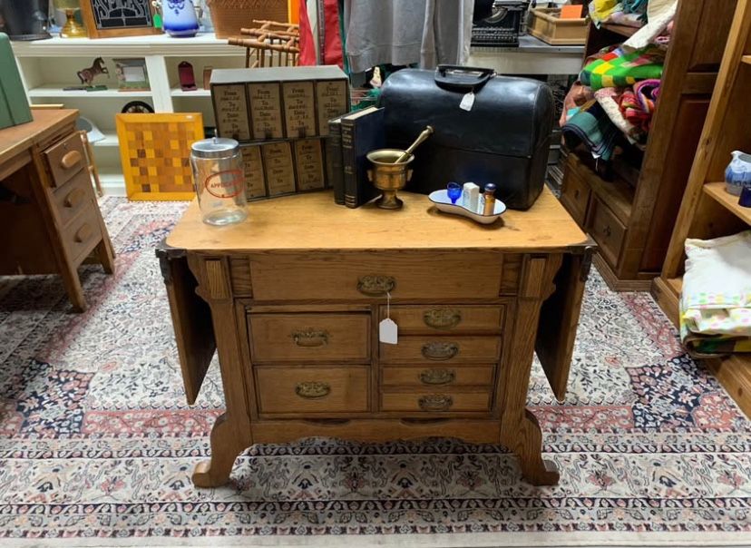 Antique Oak Doctor’s Examination Table