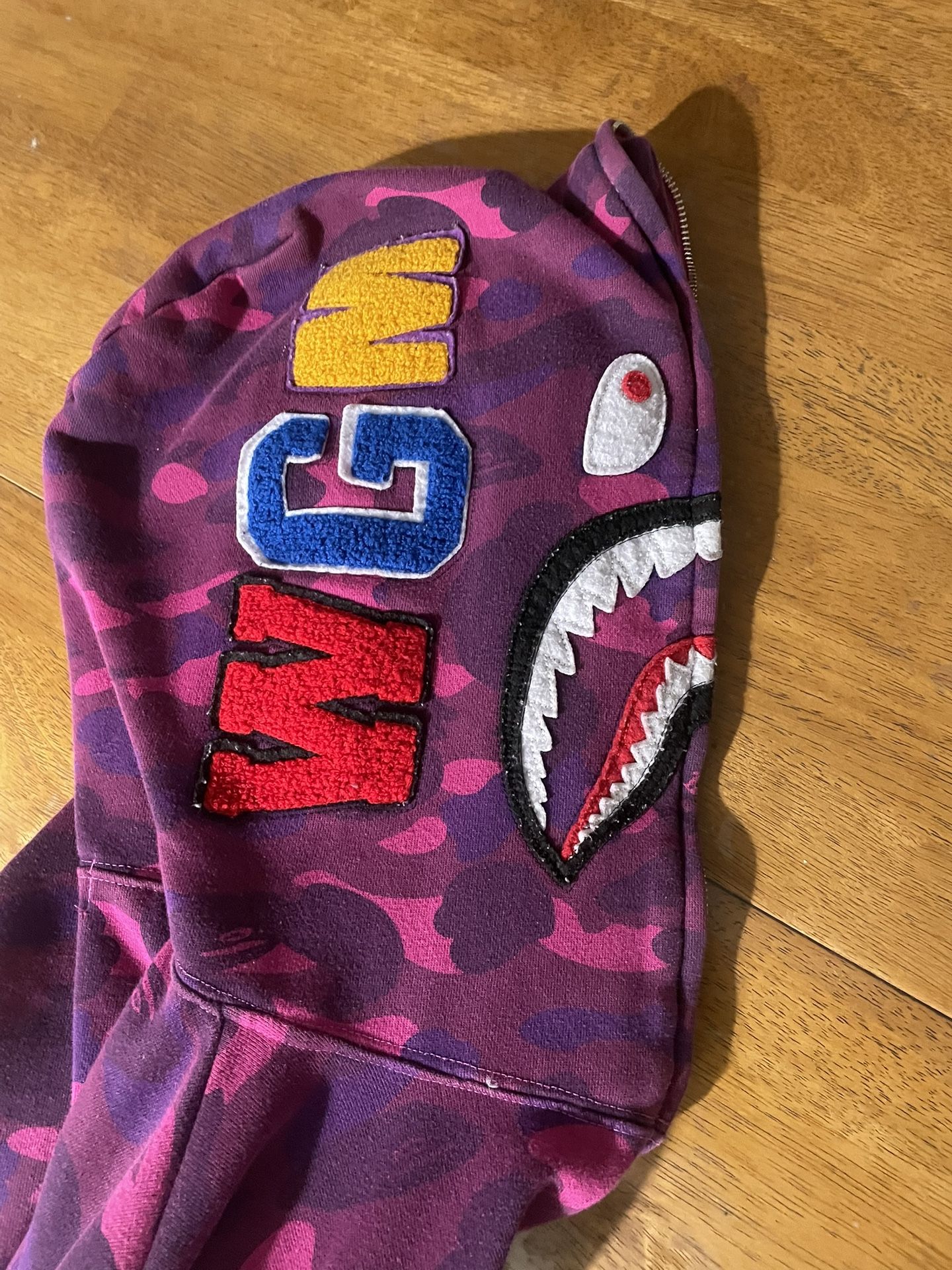 Bape hoodie size XL