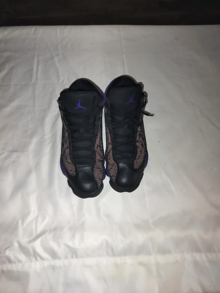 Black And Purple Jordan's On Sale!!