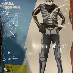 Fortnite Child Skull Trooper Costume