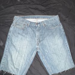 Levi's 559 Relaxed Straight Fit Blue Jorts