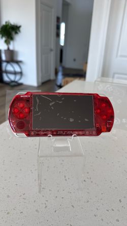 PSP 3001 Crystal Red Edition w/Games Preinstalled • NEW • TRADE INS WELCOME
