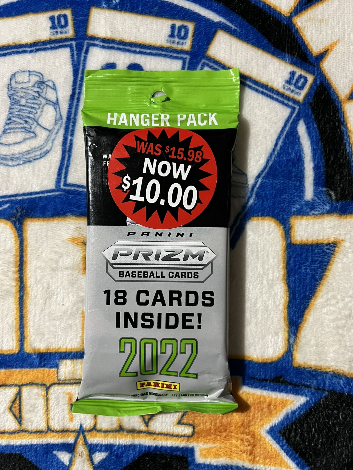 2022 Panini Prizm Baseball Hanger Pack Pack - 18 Cards New Factory Sealed