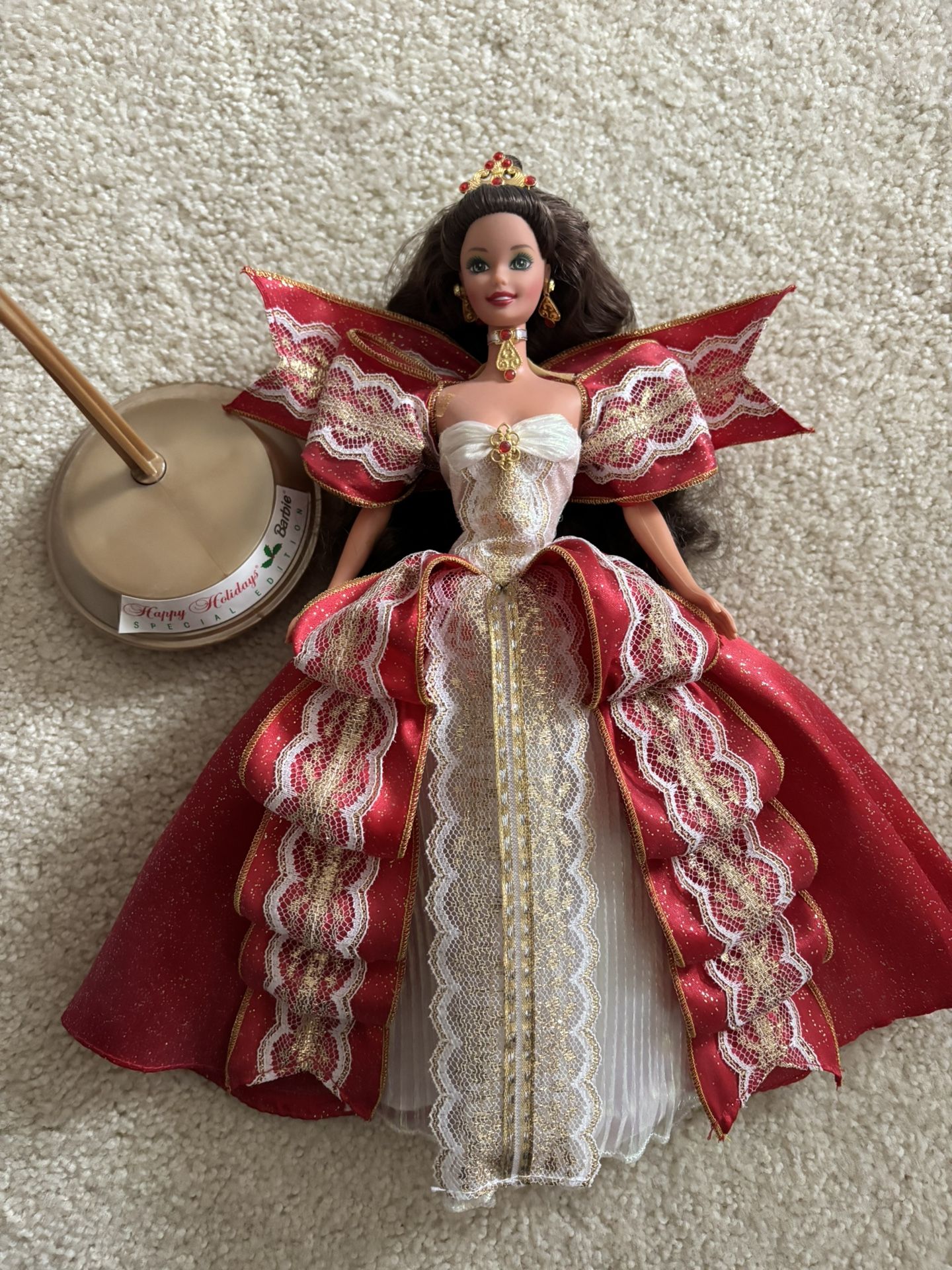 RARE 1997 Happy Holidays Special Edition Barbie Doll Mattel 17832