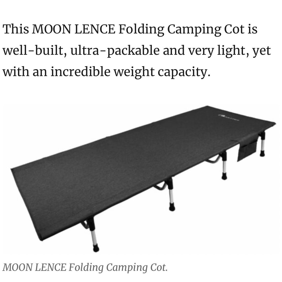 Moon lence cot discount