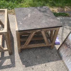 Marble End Tables And Coffee Table 