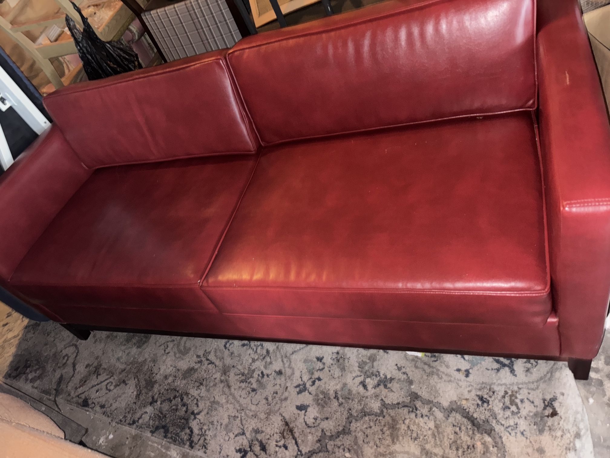 Small Red Couch