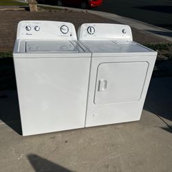 Used Amana Washer and Gas Dryer with Agitator 