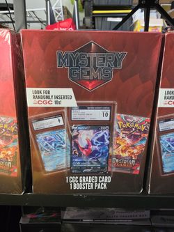 Mystery Gems Pokemon CGC Graded Card Box