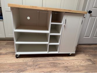 Kitchen island cart