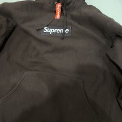 Supreme Box Logo Hooded Sweatshirt (FW21) - Dark Browns