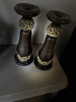 Rustic Candle holders
