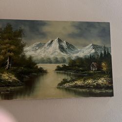 Vintage Landscape Painting 