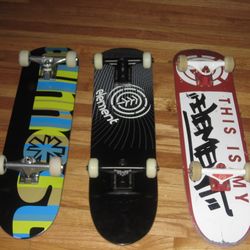 Skateboard trucks wheels bearings decks grip