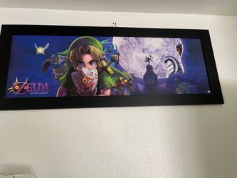 Legend of Zelda Majoras Mask Wall Art