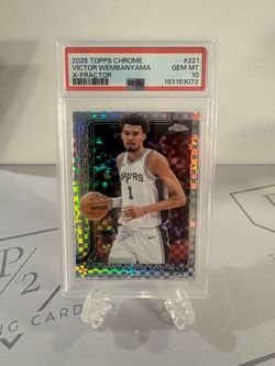 2025-26 Topps Chrome - Victor Wembanyama #221 X-Fractor