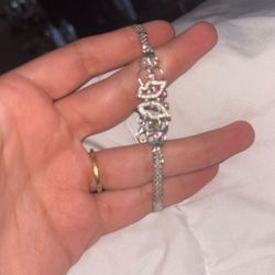 Silver Butterfly bracelet 