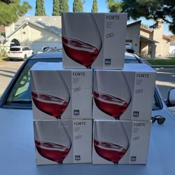 6 Wine glasses Forte