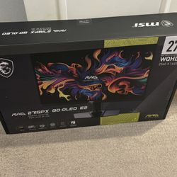 MSI QD-OLED 240hz 27” 1440p 0.03 Second Response Time No Damage